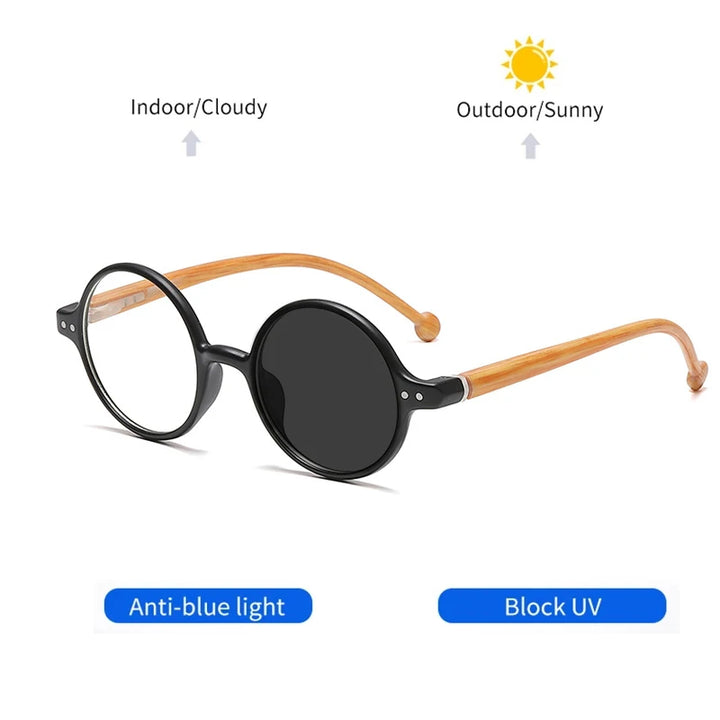 Kocolior Unisex Full Rim Round Acetate Hyperopic Reading Glasses 5067 Reading Glasses Kocolior