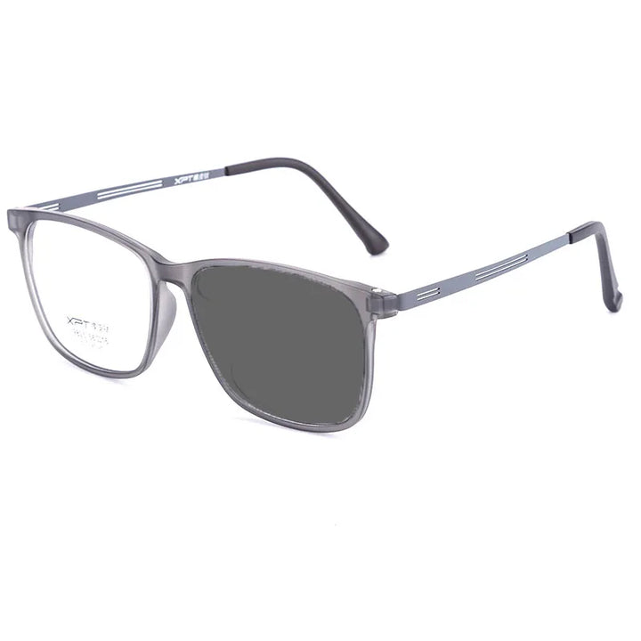 Kocolior Unisex Full Rim Square Tr 90 Titanium Hyperopic Reading Glasses 9825 Reading Glasses Kocolior