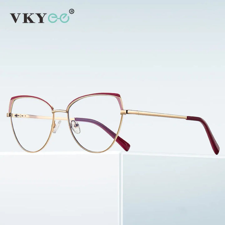 Vicky Unisex Full Rim Square Stainless Steel Reading Glasses 3105 Reading Glasses Vicky   