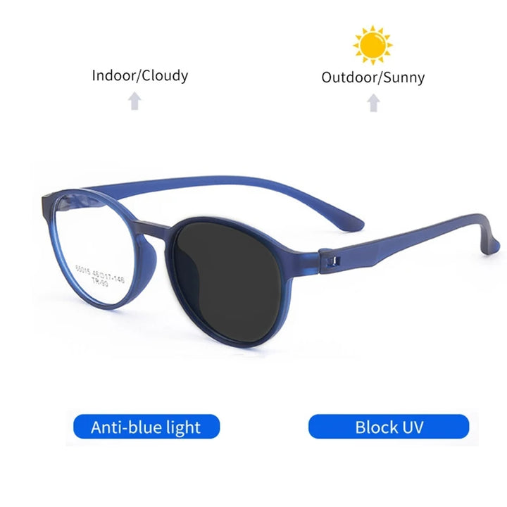 Kocolior Unisex Full Rim Oval Tr 90 Acetate Hyperopic Reading Glasses 66015 Reading Glasses Kocolior