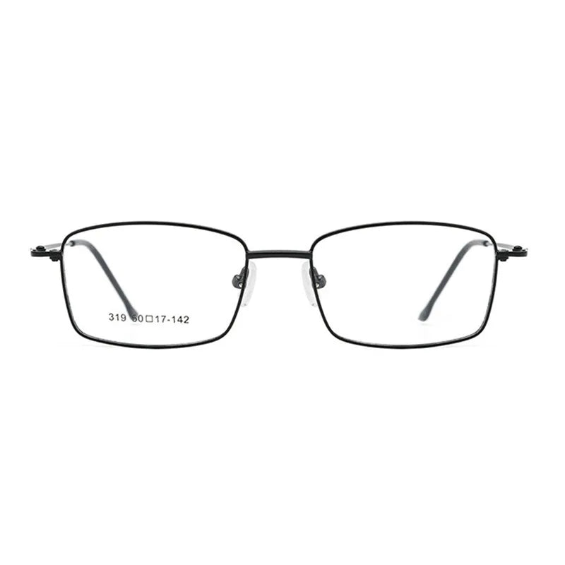 Kocolior Unisex Full Rim Square Alloy Hyperopic Reading Glasses 0319 Reading Glasses Kocolior   