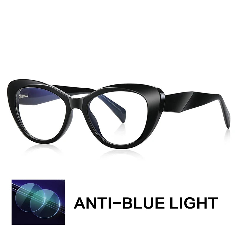 Gatenac Women's Full Rim Cat Eye Tr 90 Titanium Reading Glasses Gx2165