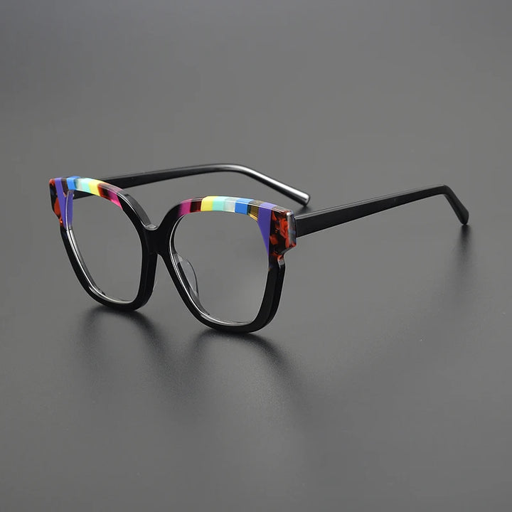 Nobler Unisex Full Rim Cat Eye Acetate Eyeglasses 19340 Full Rim Nobler C2