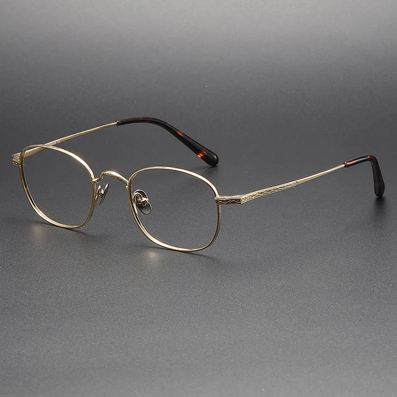 Black Mask Women's Full Rim Oval Square Titanium Eyeglasses 959125