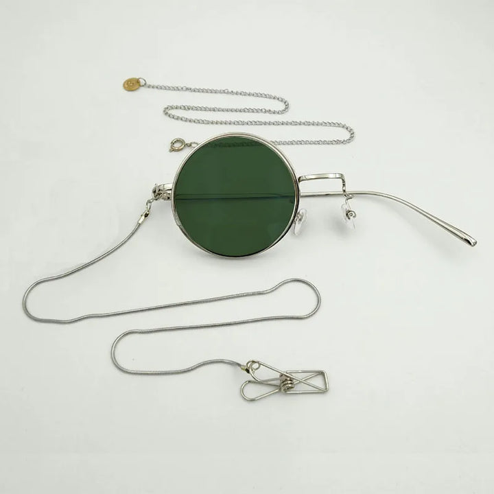 Yujo Unisex Cosplay Full Rim Alloy Monocle Gr7763 Monocle Yujo Golden right eye4 CHINA