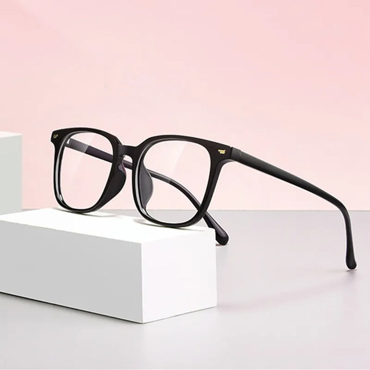 Kocolior Unisex Full Rim Square Acetate Alloy Hyperopic Reading Glasses 6005 Reading Glasses Kocolior