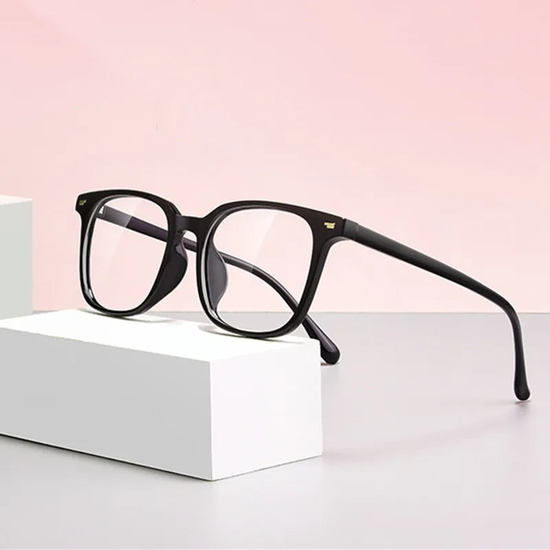 Kocolior Unisex Full Rim Square Acetate Alloy Hyperopic Reading Glasses 6005 Reading Glasses Kocolior   