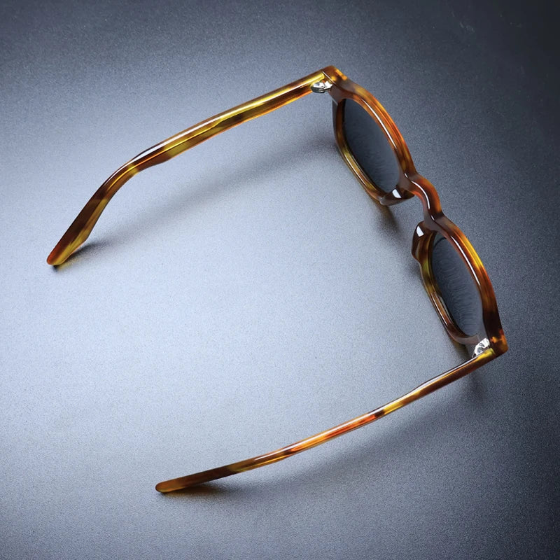 Gatenac Unisex Full Rim Square Acetate Polarized Sunglasses M001 Sunglasses Gatenac