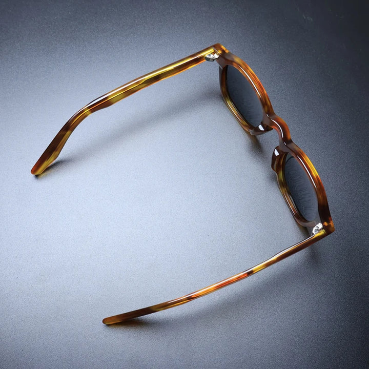 Gatenac Unisex Full Rim Square Acetate Polarized Sunglasses M001 Sunglasses Gatenac