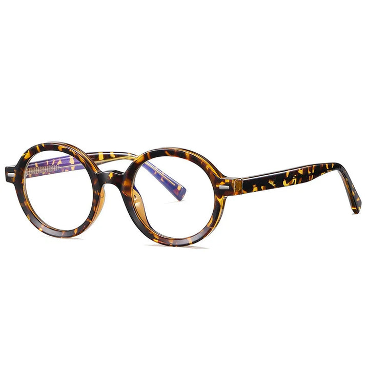 Kocolior Unisex Full Rim Oval Acetate Hyperopic Reading Glasses 2092 Reading Glasses Kocolior Leopard 0 