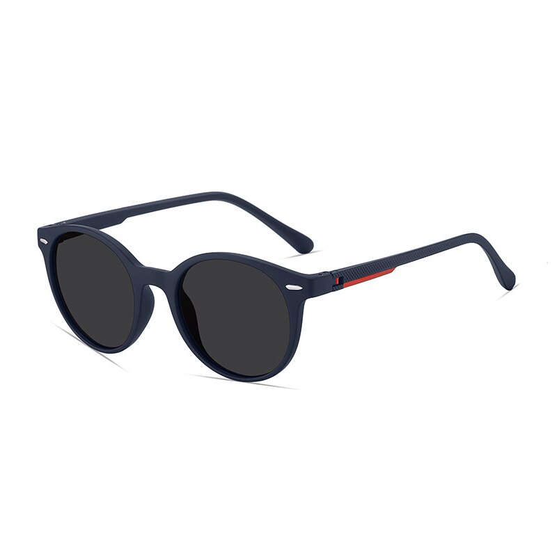 Yimaruili Unisex Full Rim Round Tr 90 Polarized Sunglasses C3008 Sunglasses Yimaruili Sunglasses