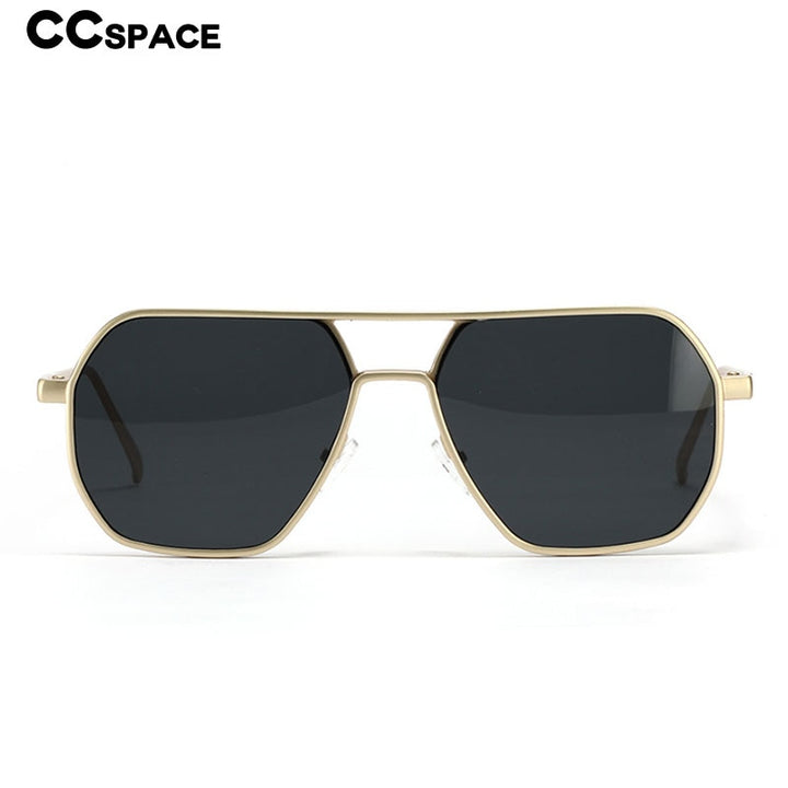 CCspace Unisex Full Rim Polygon Square Tr 90 Alloy 56281 Sunglasses CCspace Sunglasses