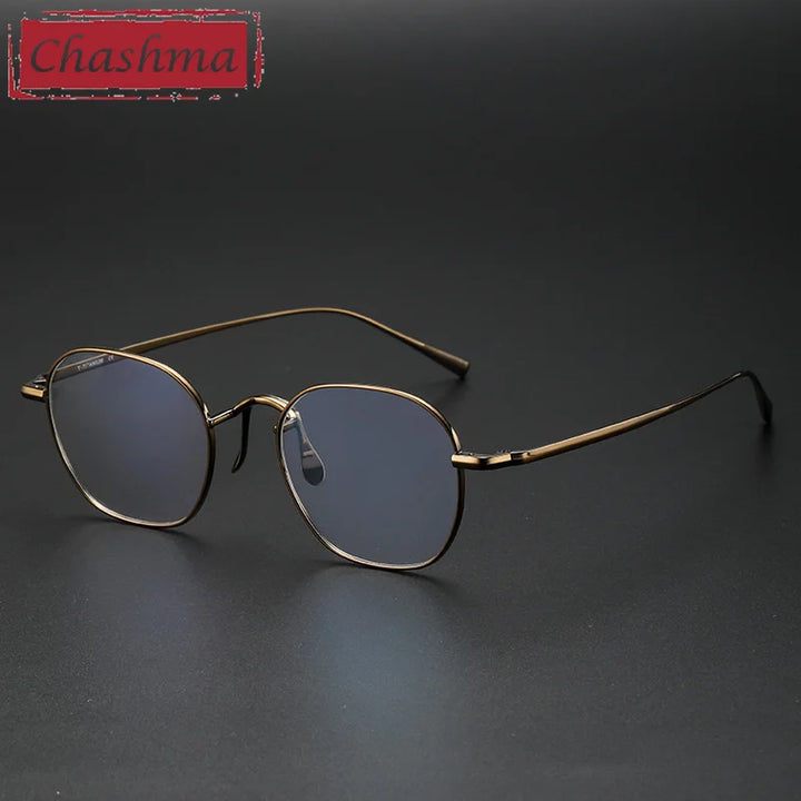 Chashma Ottica Women's Full Rim Polygon Square Titanium Eyeglasses 464544