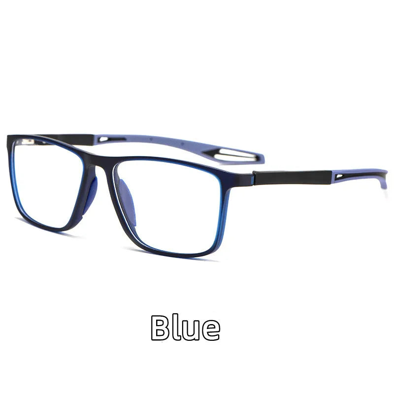 Kocolior Unisex Full Rim Square Tr 90 Sports Eyeglasses 1019 Full Rim Kocolior Blue  