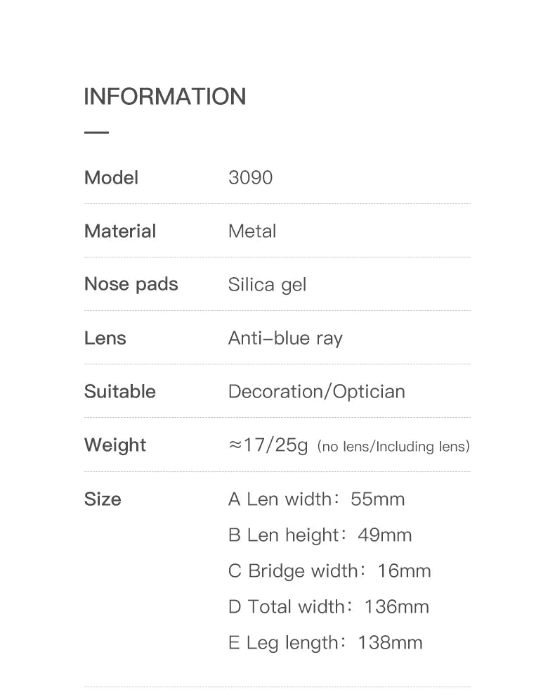 Vicky Women's Full Rim Stainless Steel Polygon Reading Glasses 3090 Reading Glasses Vicky