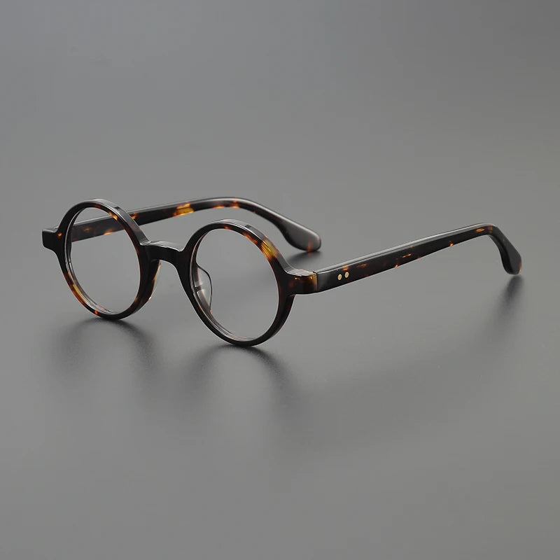 Nobler Unisex Full Rim Small Round Acetate Eyeglasses 4245 Full Rim Nobler C2