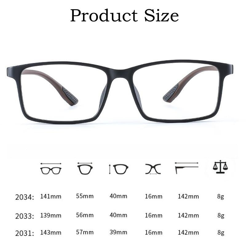 Yimaruili Unisex Full Rim Square Tr 90 Screwless Eyeglasses 20-32-33-34 Full Rim Yimaruili Eyeglasses   
