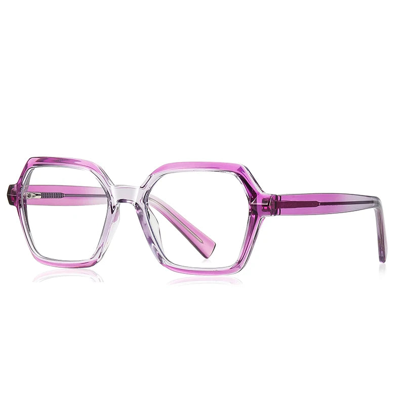 Vicky Unisex Full Rim Tr 90 Stainless Steel Square Reading Glasses 2162 Reading Glasses Vicky PFD2162-C4 0