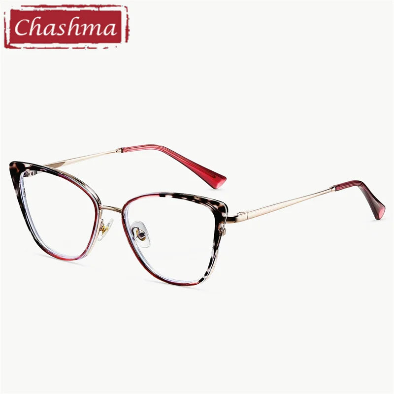 Chashma Women's Full Rim Oval Cat Eye Tr 90 Titanium Eyeglasses 87262