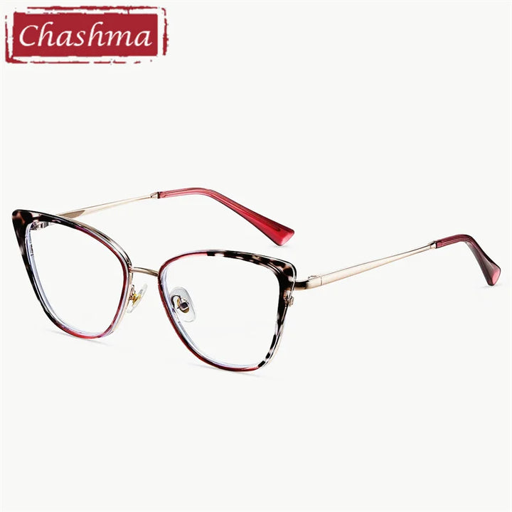Chashma Women's Full Rim Oval Cat Eye Tr 90 Titanium Eyeglasses 87262