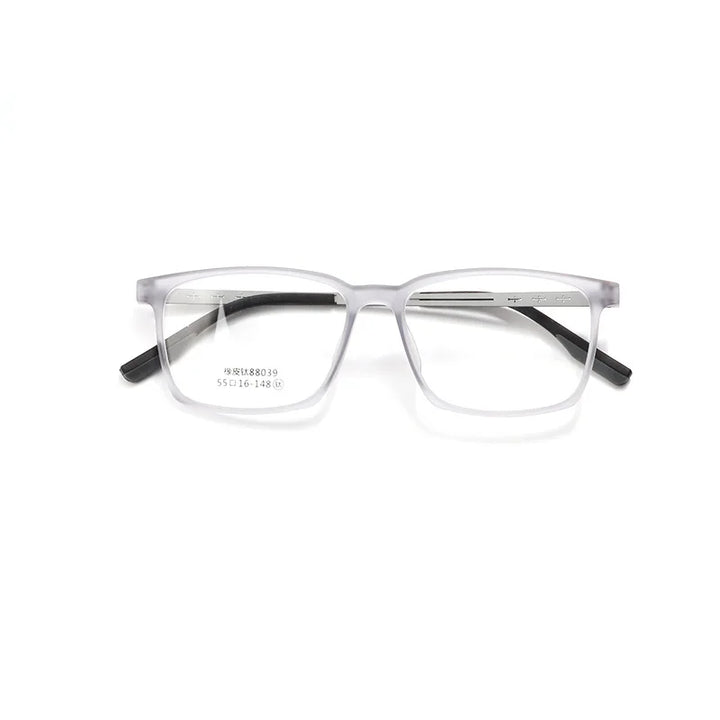 Xbora Unisex Full Rim Square Tr 90 Titanium Eyeglasses 88039