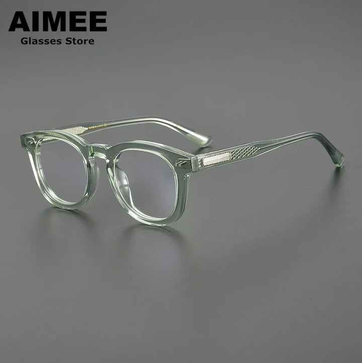 Aimee Unisex Full Rim Square Thick Acetate Eyeglasses14322