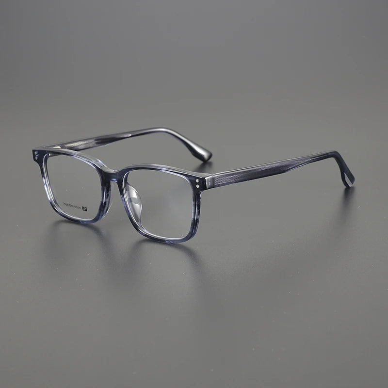Nobler Unisex Full Rim Square Acetate Eyeglasses 74117 Full Rim Nobler C24