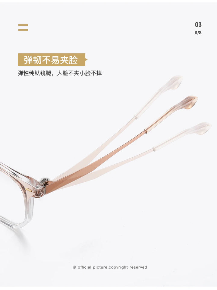 Reven Jate Unisex Full Rim Square Plastic Eyeglasses 8004 Full Rim Reven Jate