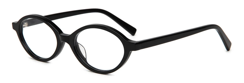 Esnbie Women's Full Rim Oval Acetate Eyeglasses 240809