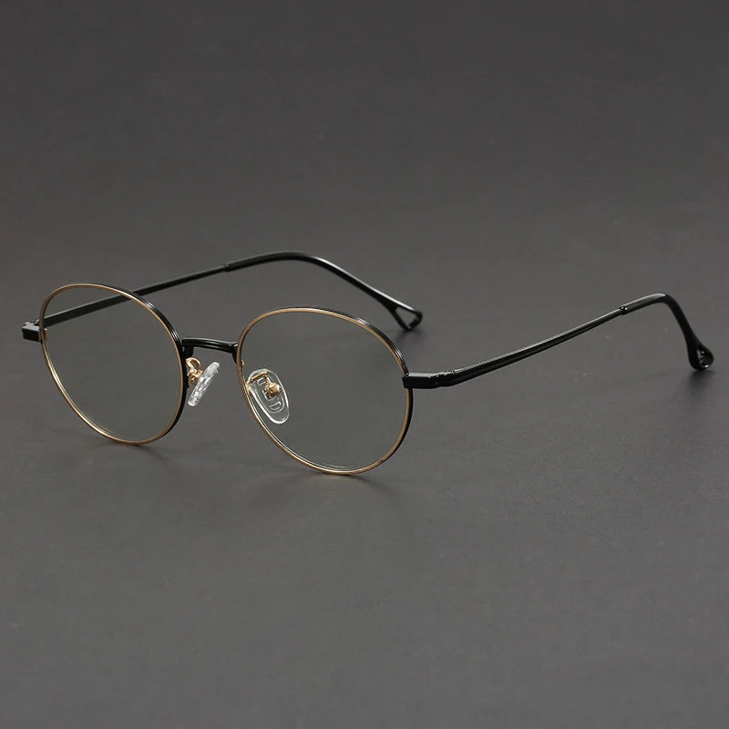 Xbora Unisex Full Rim Round Alloy Eyeglasses 83034
