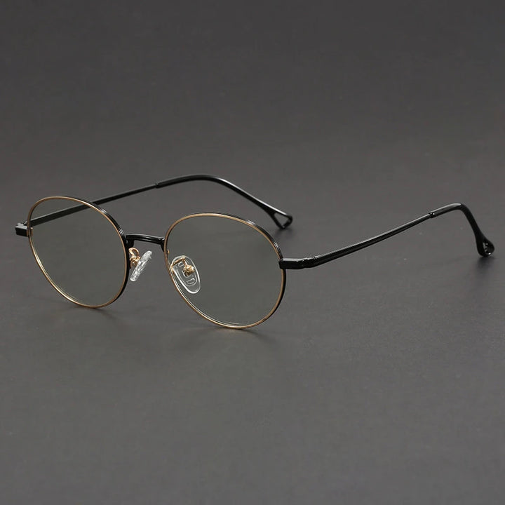 Xbora Unisex Full Rim Round Alloy Eyeglasses 83034