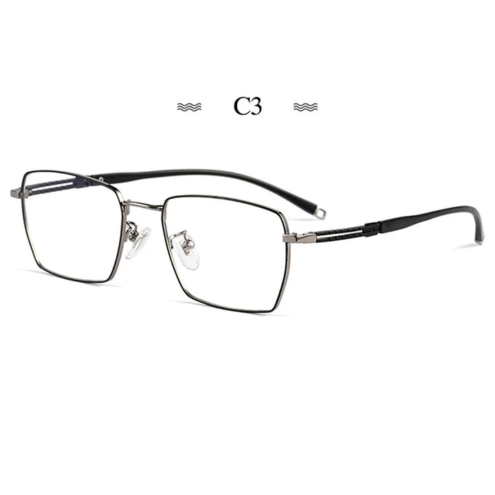 Hotochki Women's Full Rim Polygon Square Titanium Eyeglasses 860347