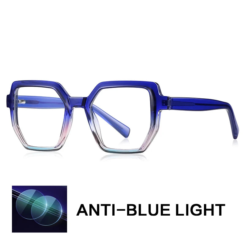 Gatenac Women's Full Rim Cat Eye Tr 90 Titanium Reading Glasses G2143