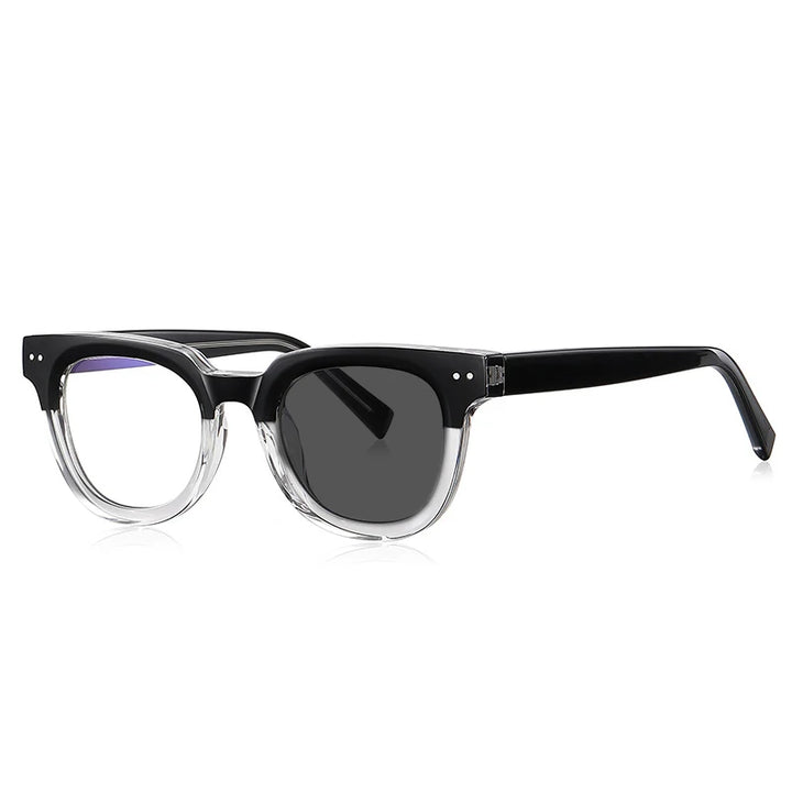 Kocolior Unisex Full Rim Square Acetate Hyperopic Reading Glasses 2120 Reading Glasses Kocolior
