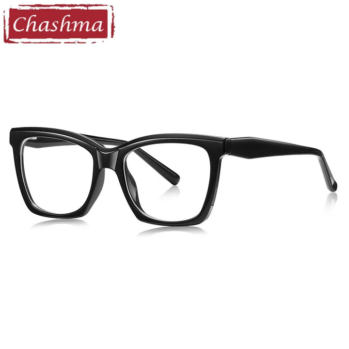 Chashma Ottica Unisex Full Rim Square Tr 90 Titanium Eyeglasses 40003