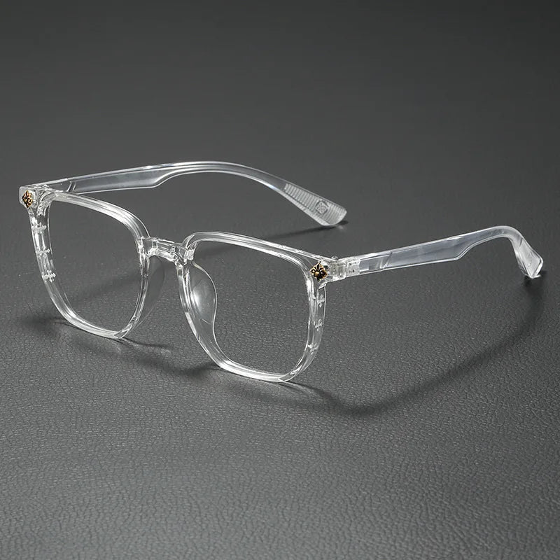 Xbora Unisex Full Rim Square Brow Line Tr 90 Eyeglasses 16171
