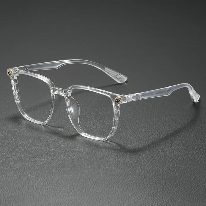 Xbora Unisex Full Rim Square Brow Line Tr 90 Eyeglasses 16171