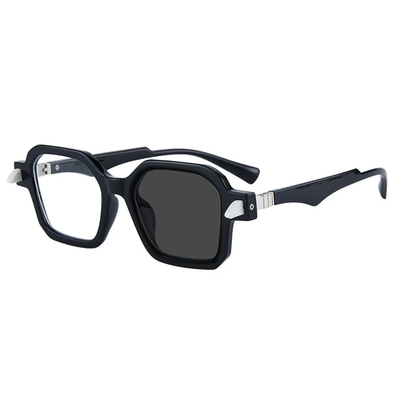 Kocolior Unisex Full Rim Oversized Square Acetate Hyperopic Reading Glasses 5571 Reading Glasses Kocolior