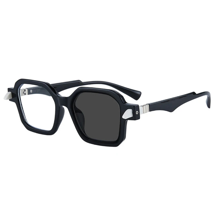 Kocolior Unisex Full Rim Oversized Square Acetate Hyperopic Reading Glasses 5571 Reading Glasses Kocolior