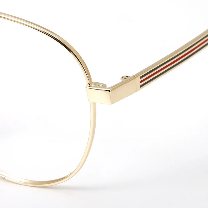 Muzz Unisex Full Rim Round Titanium Eyeglasses 2280 Full Rim Muzz