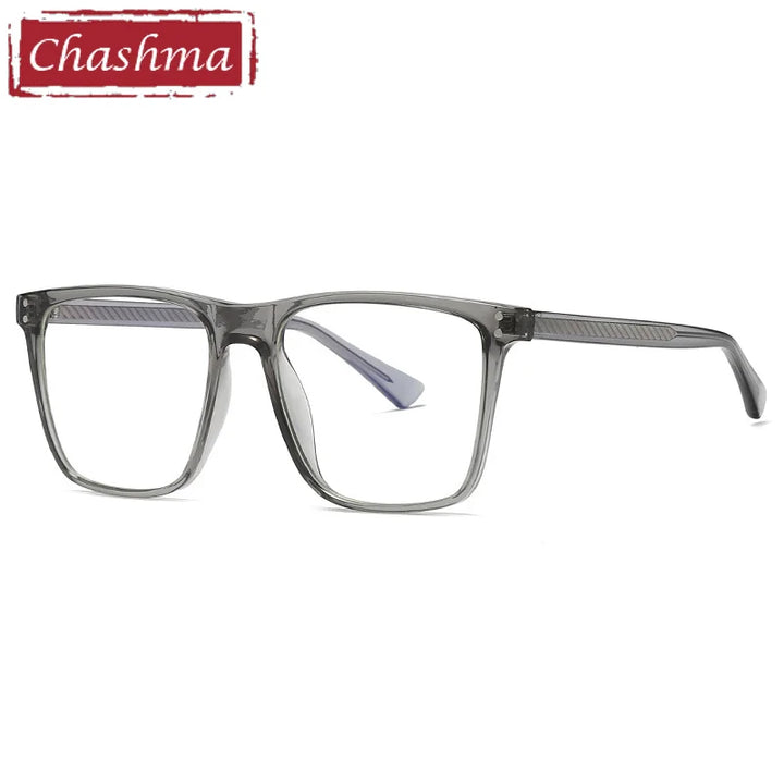 Chashma Ottica Unisex Full Rim Square Tr 90 Titanium Eyeglasses 402023
