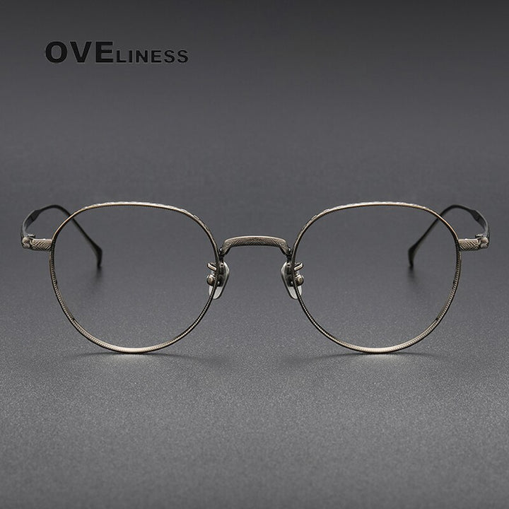 Oveliness Unisex Full Rim Square Titanium Eyeglasses 169 Full Rim Oveliness