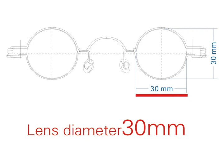 Yujo Unisex Full Rim Round Steel Custom Reading Glasses 61445