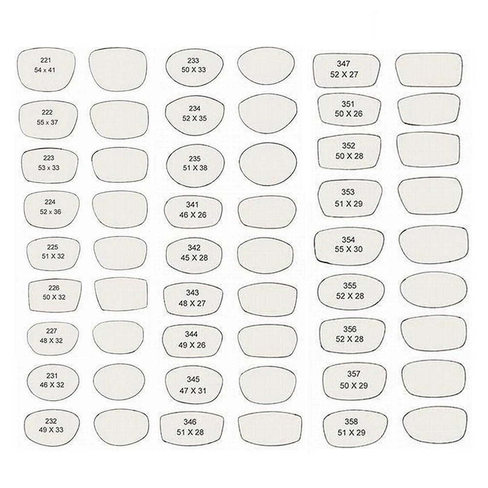 Chashma Unisex Rimless Oval Square Titanium Eyeglasses 16075