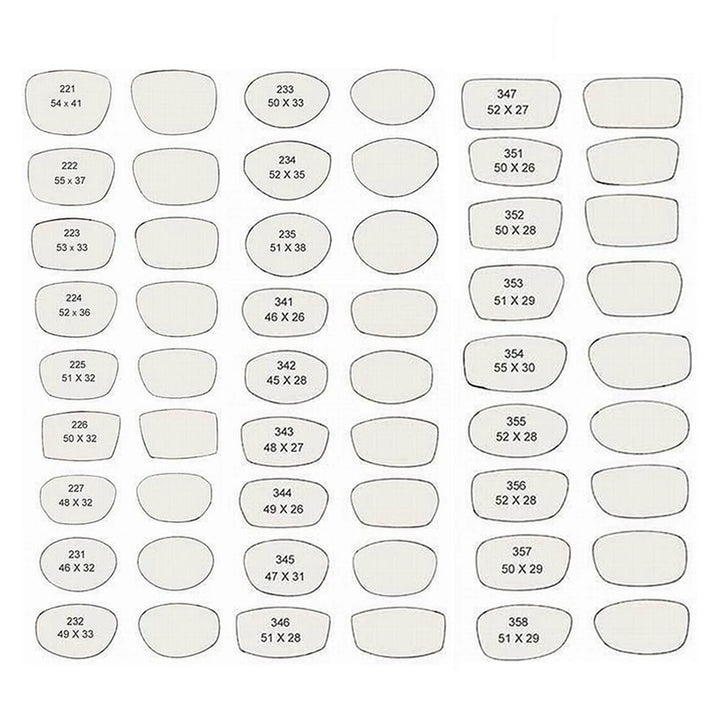 Chashma Unisex Rimless Oval Square Titanium Eyeglasses 16075