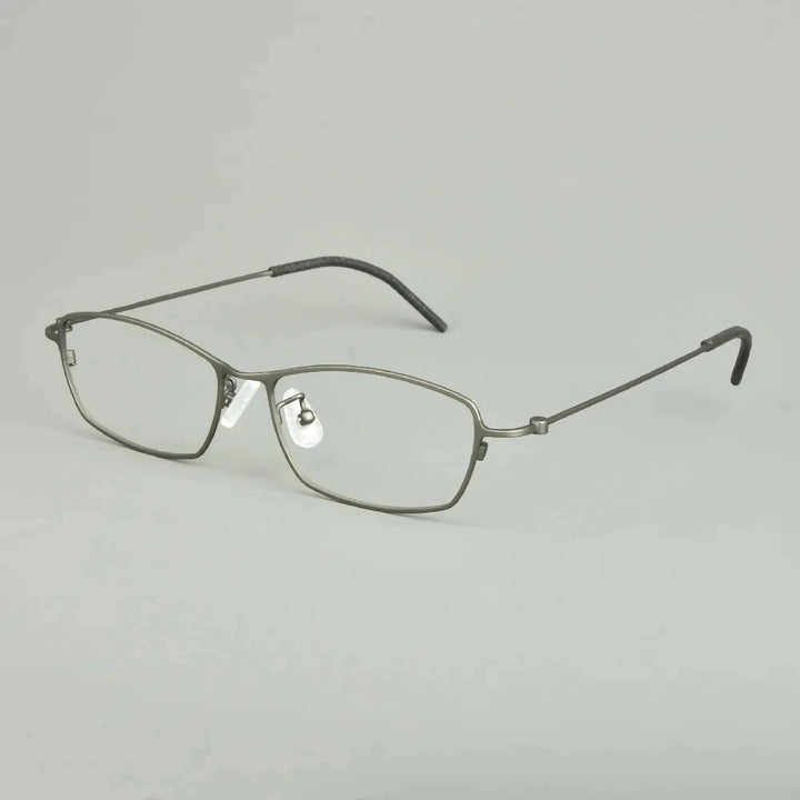 Aimee Unisex Full Rim Square Titanium Eyeglasses 422509