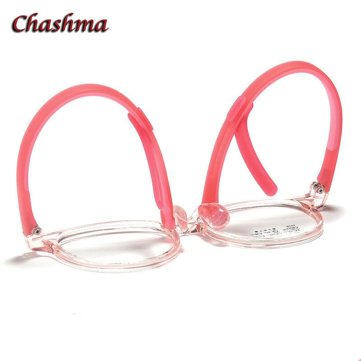 Chashma Unisex Children's Full Rim Round Tr 90 Titanium Eyeglasses 5028 Full Rim Chashma