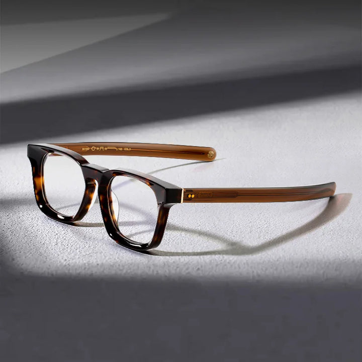 Nobler Unisex Full Rim Square Acetate Eyeglasses 841053 Full Rim Nobler