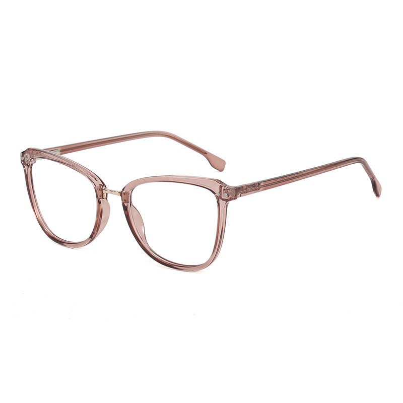 CCspace Unisex Full Rim Large Square Tr 90 Eyeglasses 56686 Full Rim CCspace C3Tea
