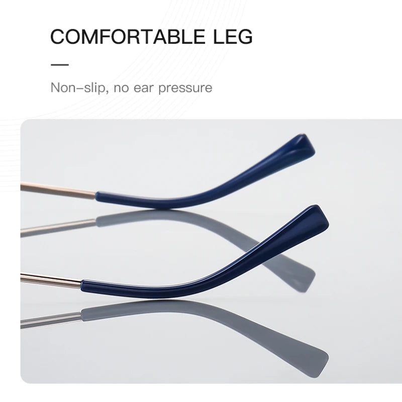 Vicky Women's Full Rim Polygon Square Stainless Steel Reading Glasses 3093 Reading Glasses Vicky